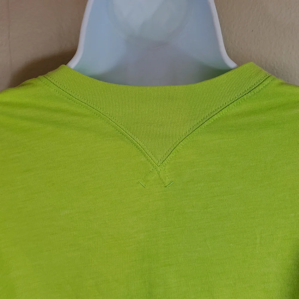 Nike Juniors Green Cap Sleeve T-Shirt
